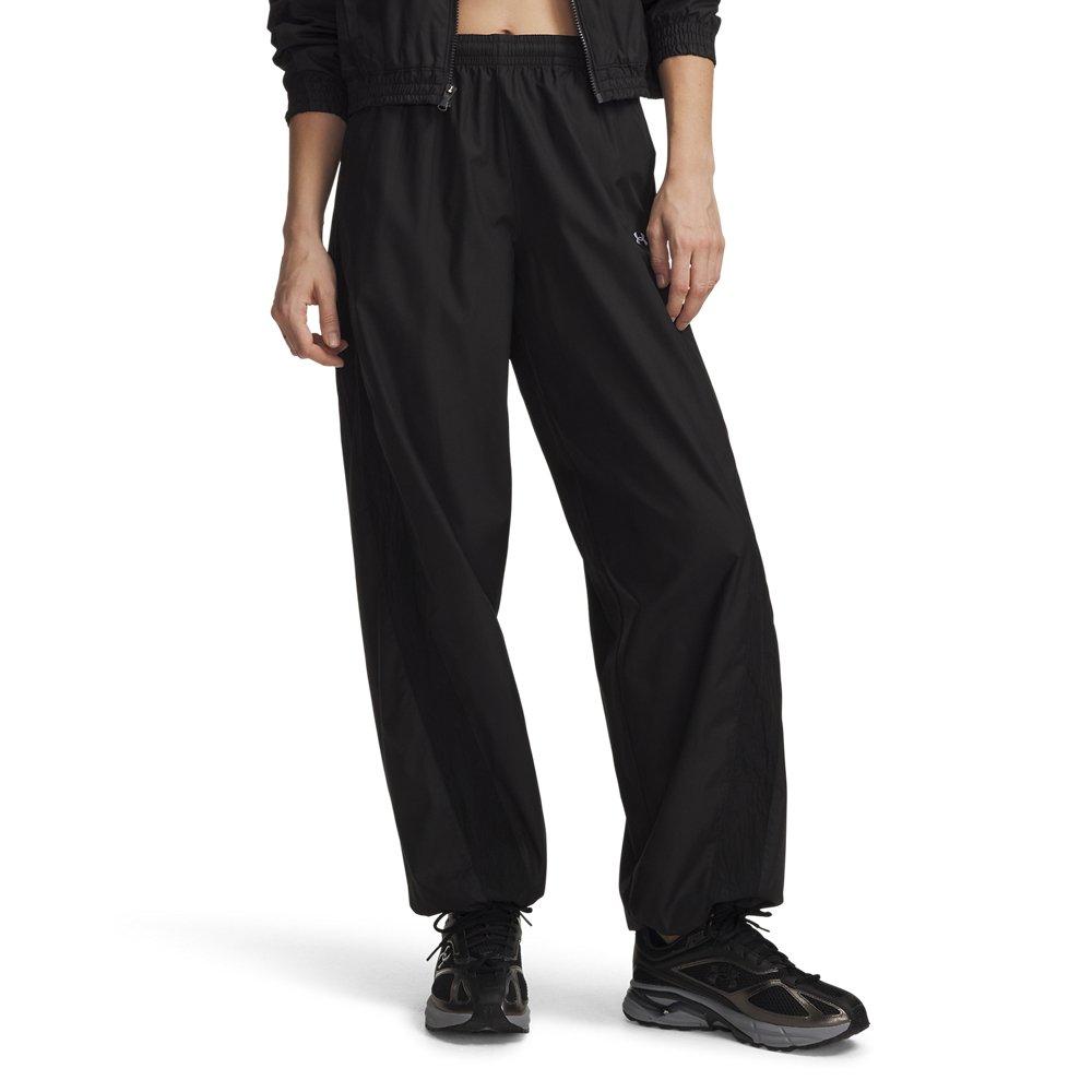 Under Armour Women's Icon Woven Pants - Black/White - BLACK/WHITE
